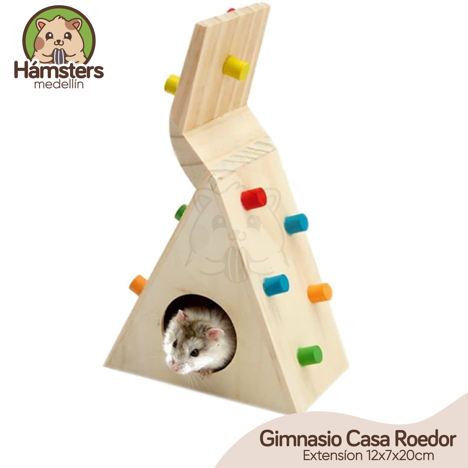 Columpio De Madera FERPLAST Para Hámsters Y Ratones Diversión Y