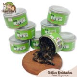 Grillos Enlatados Para Roedores, Reptiles Aves y Anfibios