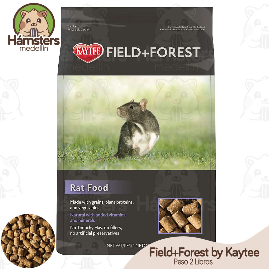 Field+Forest by Kaytee Alimento para ratas, 2 libras Hámsters Medellín