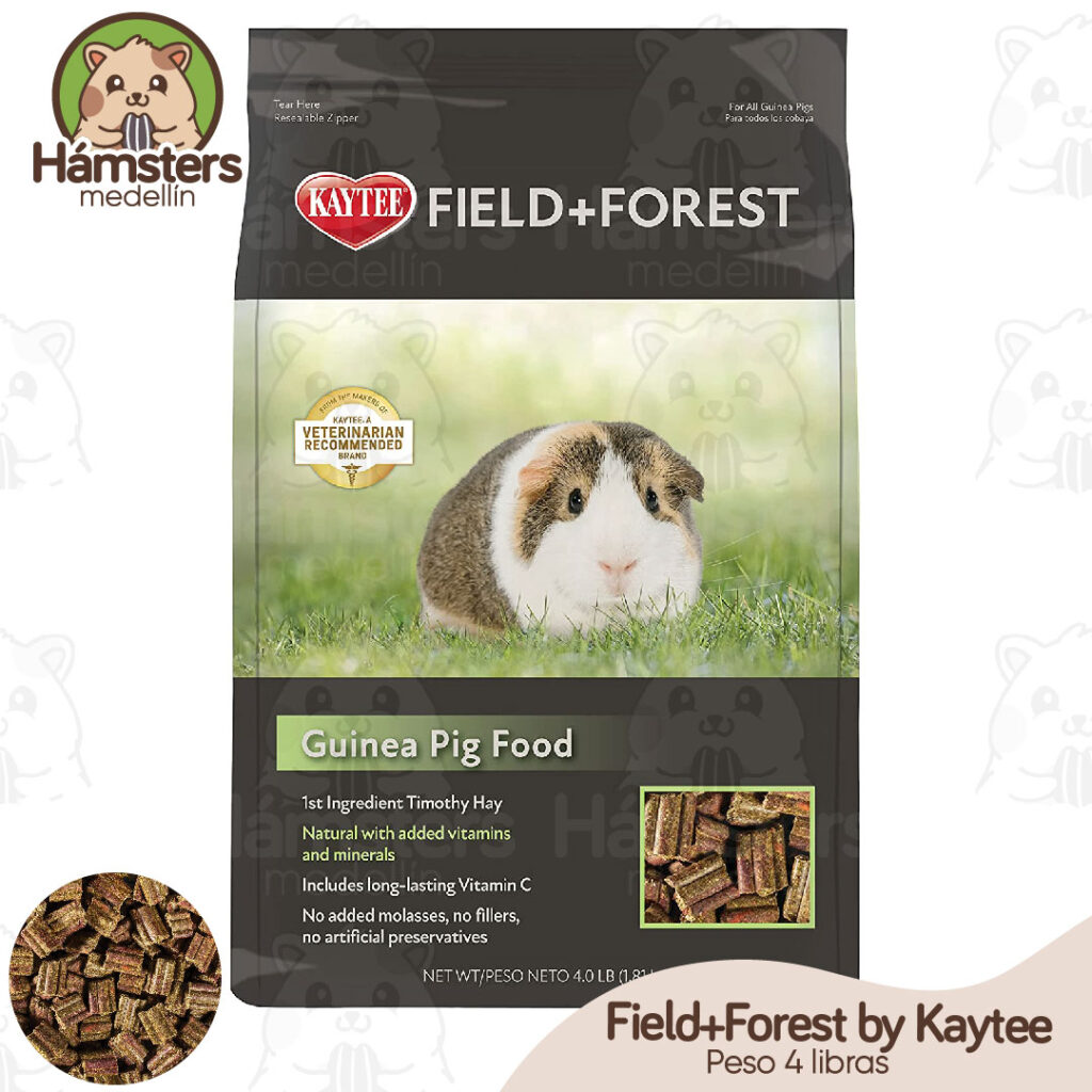 Field+Forest by Kaytee Alimento para conejillos de indias, 4 libras Hámsters Medellín