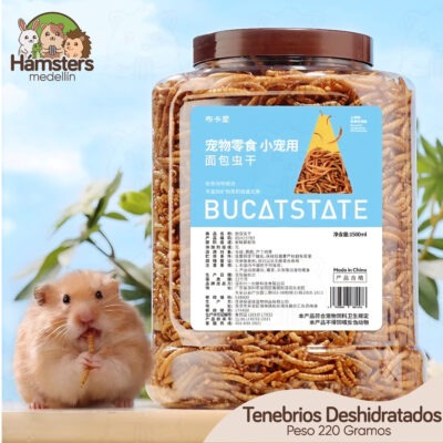 Tenebrios Deshidratados Hamsters Erizos y Otros Animales Pequeños - Imagen 6