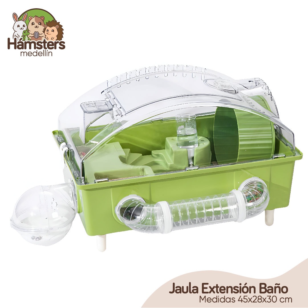 Jaula Hámster Extensión Con Baño