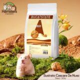 Sustrato Cascara De Nuez Hámsters Conejos Erizos 2.7 Kilos